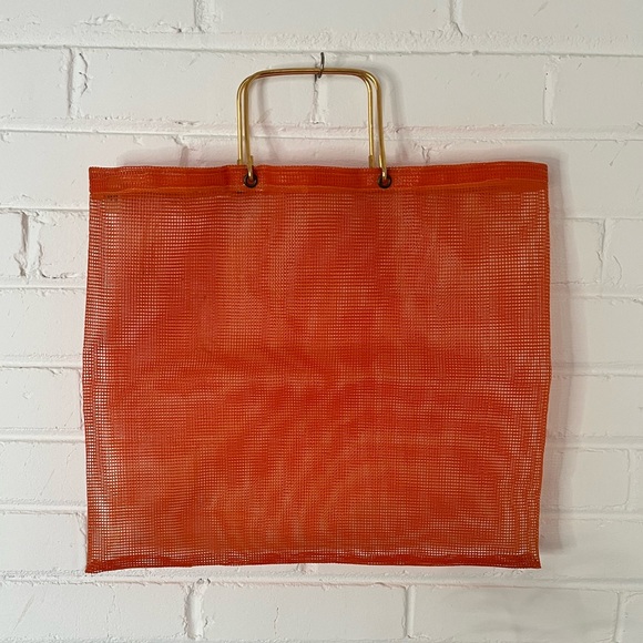 Bags Vintage Plastic Mesh Shopping Bag Poshmark